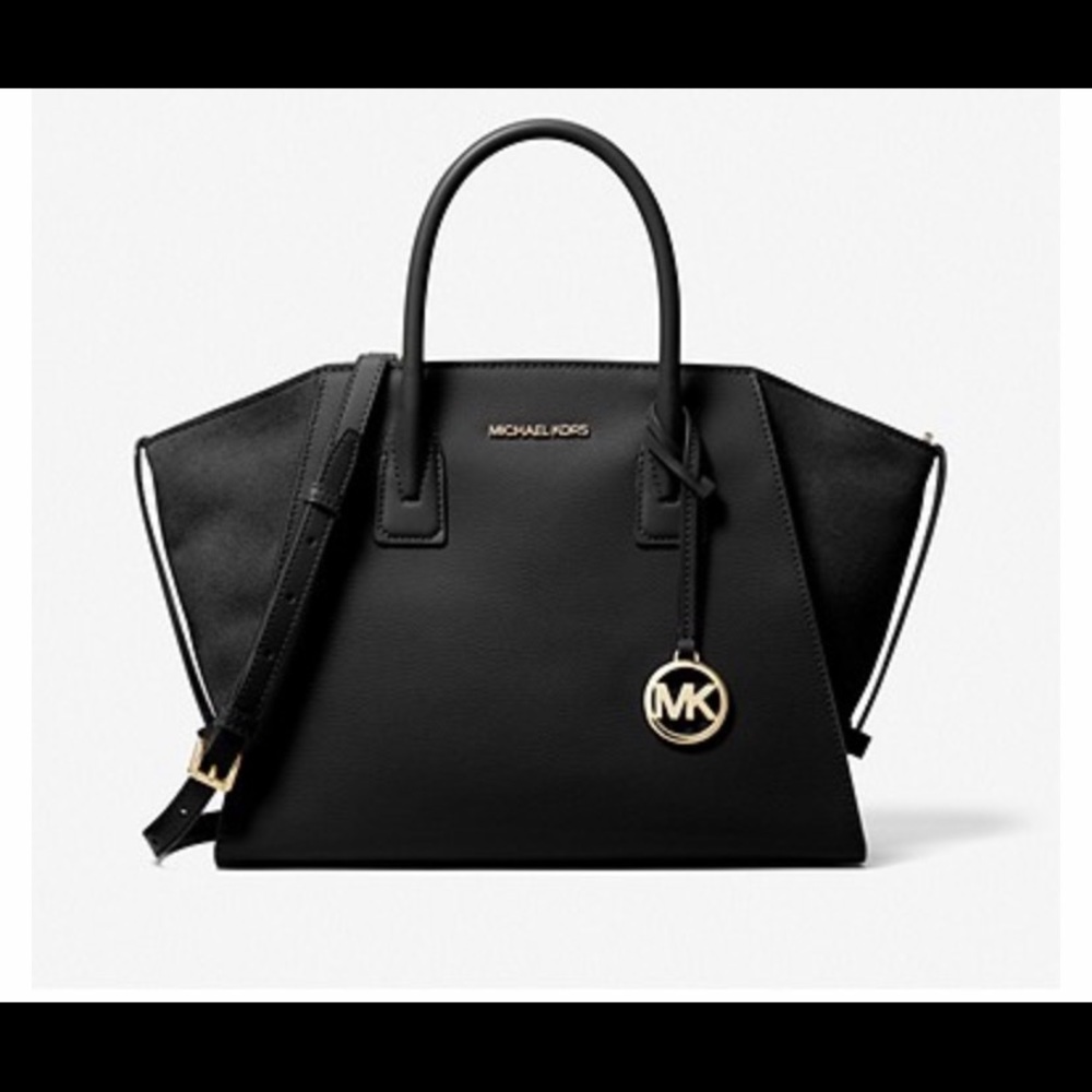 COPY - Avril Large Leather Top-Zip Satchel $448